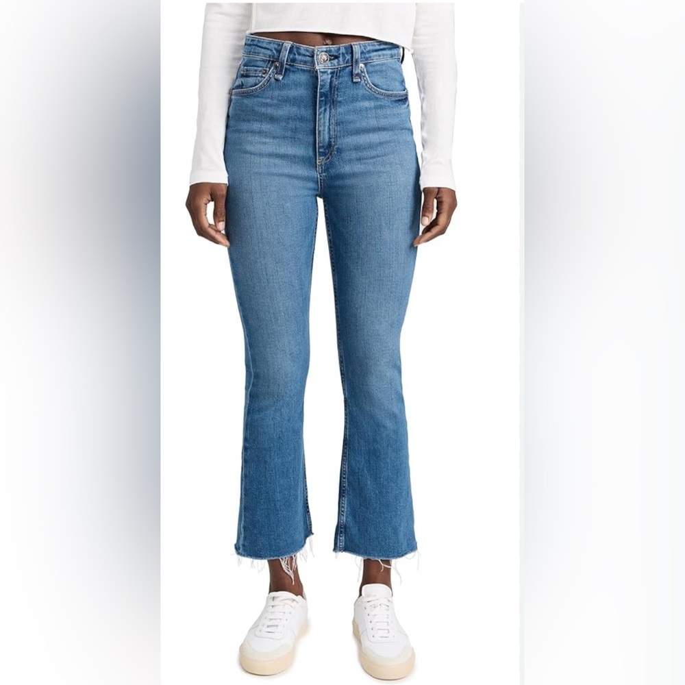 Rag and Bone Nina Denim Jeans  Hight Rise Ankle Flare Size 27 2009